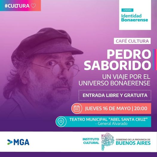 Con la presencia de Pedro Saborido, llega una nueva edición de “Café Cultura” a Miramar.
